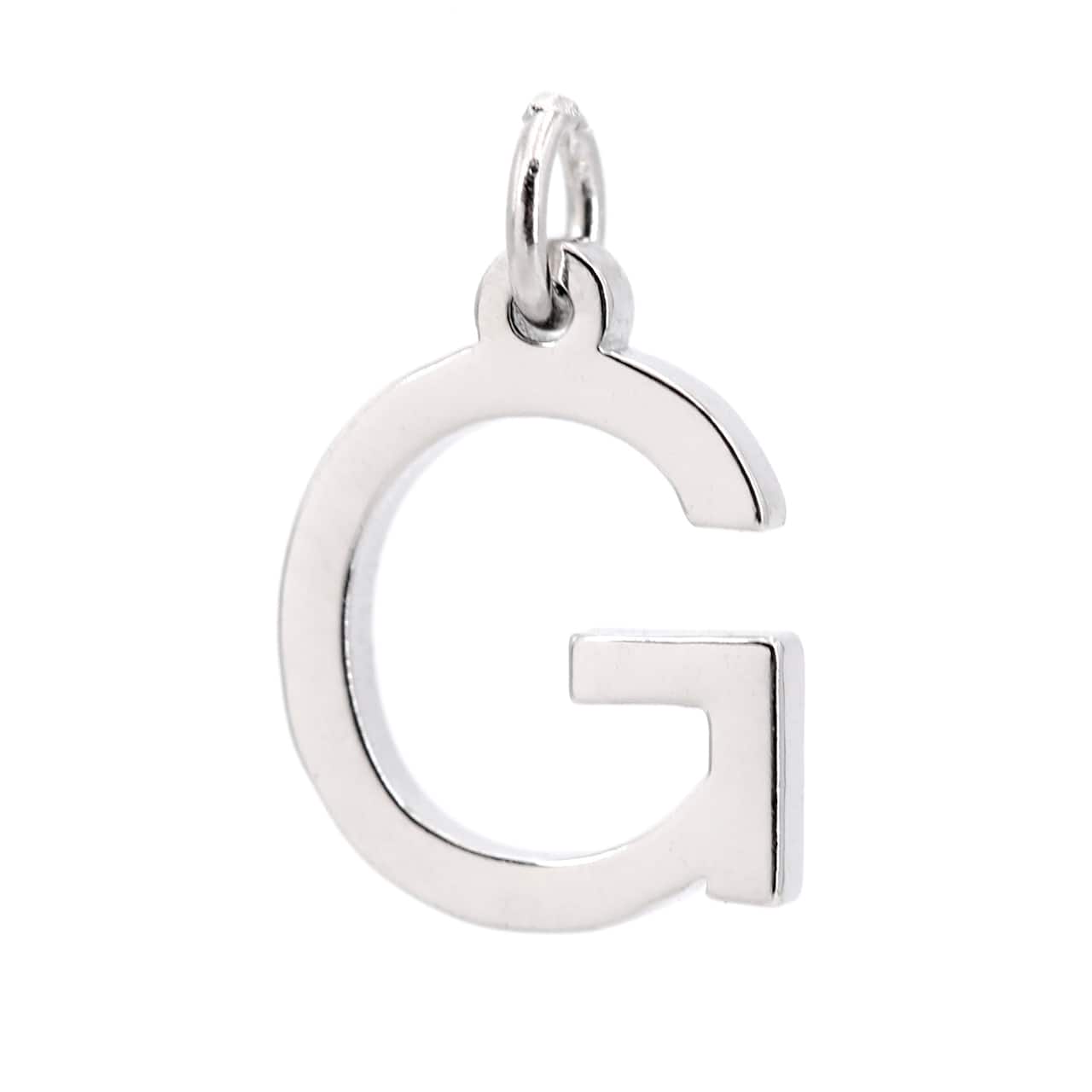 12 Pack: Sterling Silver Alphabet Charm by Bead Landing™